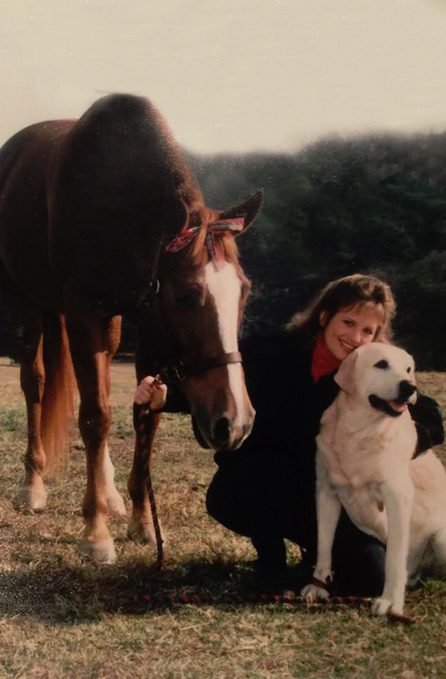 A younger Christine