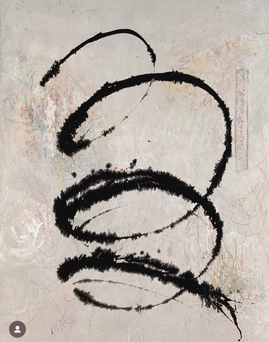Mixed media mark making